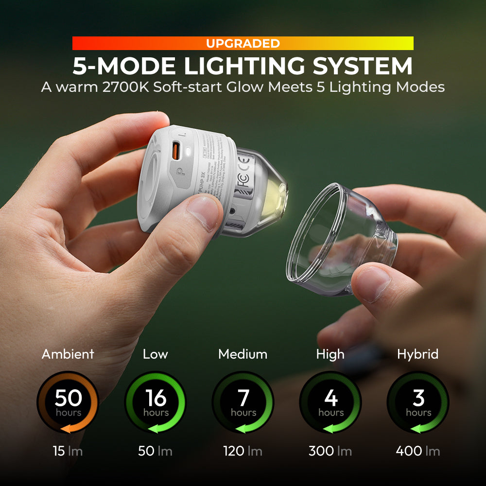 Tiny Pump 3X: Maximum Power for Ultralight Adventures (5KPA, 67g, 300L/Min)