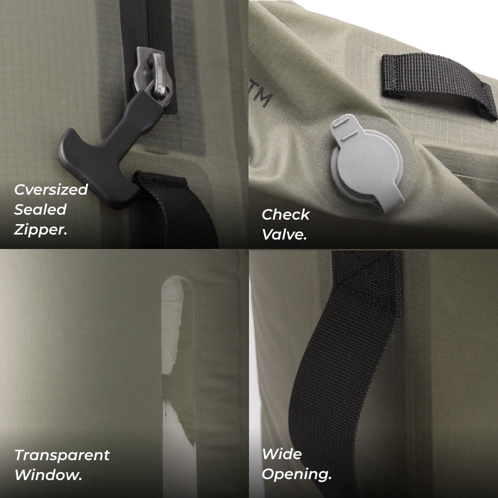 FLEXTAIL X VOLLYC EZY SET BUNDLE - 3 Size Travel Vacuum Pack For Luggage Space Saving