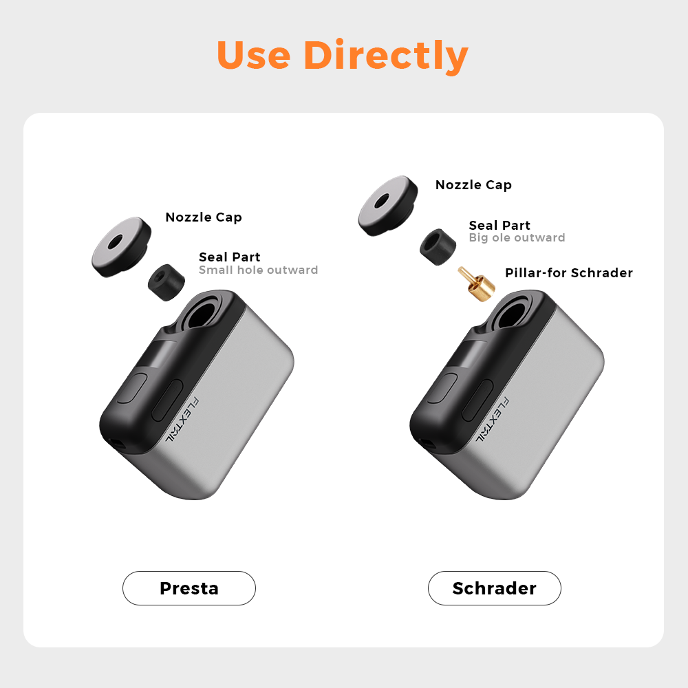 TINY BIKE PUMP PRO-120 PSI High Pressure and LED Display Electric Bike Pump