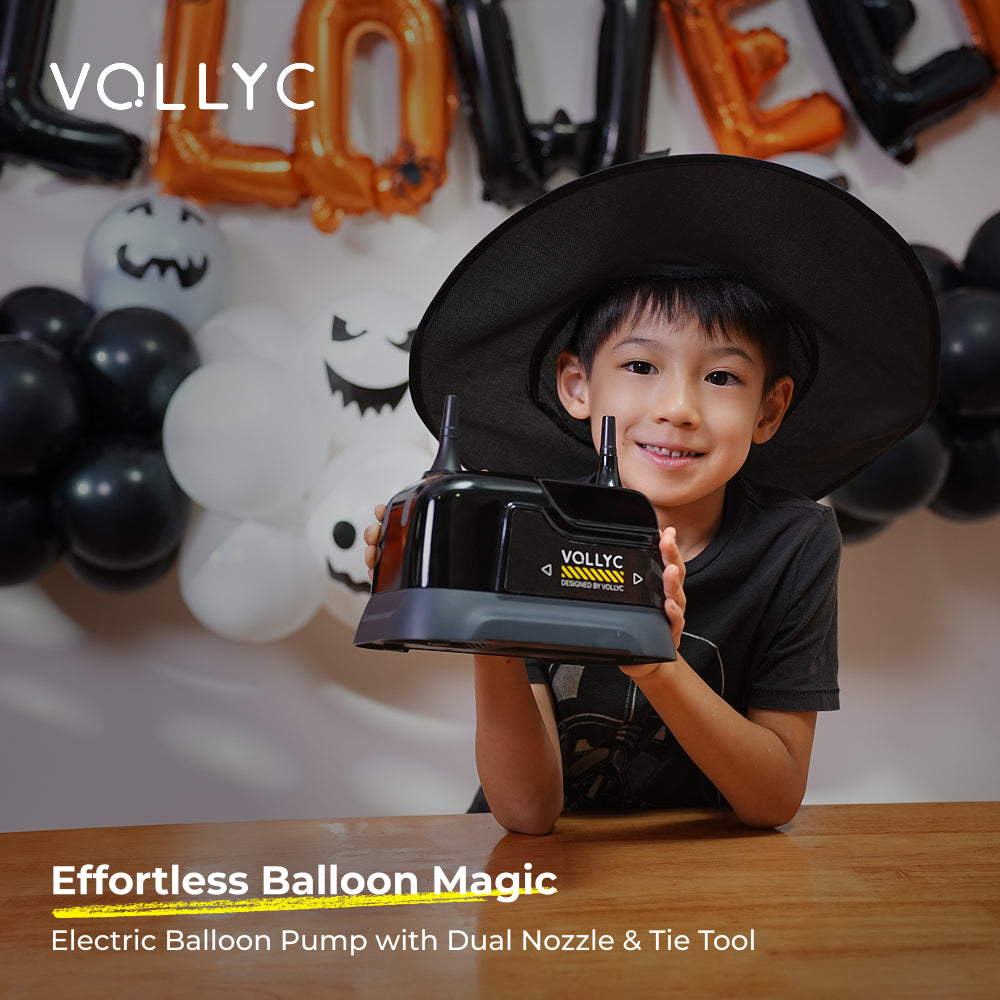 FLEXTAIL × VOLLYC EVO BALLOON PUMP - Electric Balloon Pump with Dual Nozzle & Tie Tool
