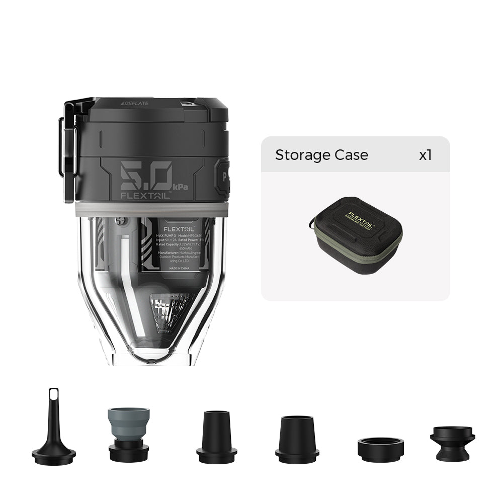 MAX PUMP 3 – wiederaufladbare Hochgeschwindigkeits-2-in-1-Luftpumpe