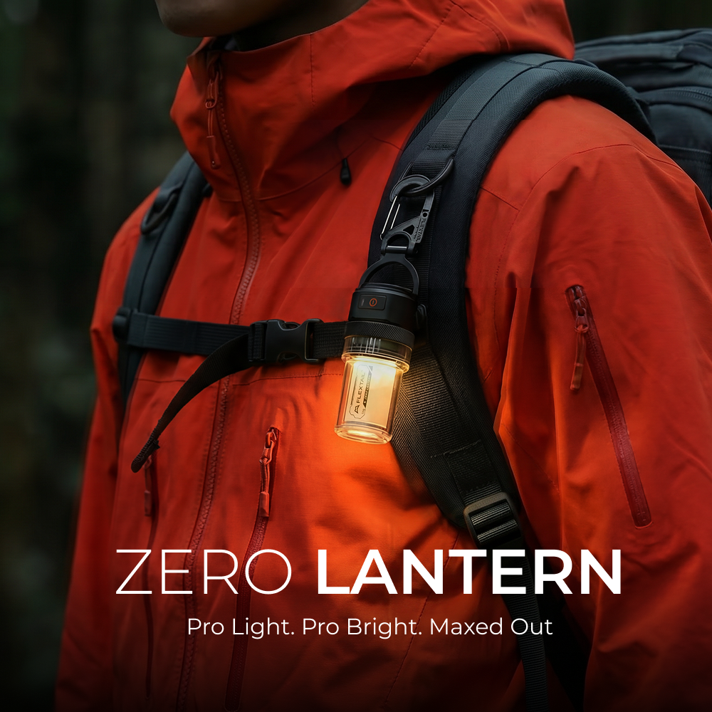 ZERO LANTERN - 56g UItralight 2-in-1 Camping Light