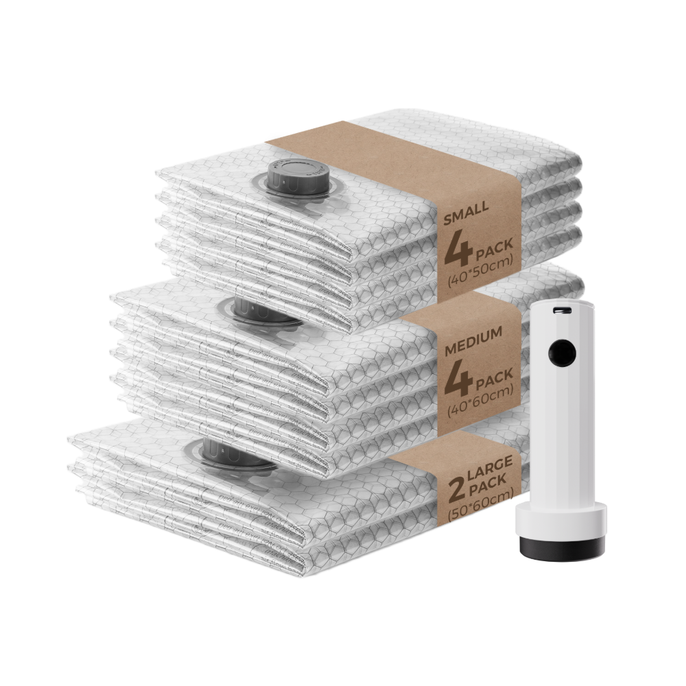 NANO BAG SET - 85% COMPRESSION IN JUST 8S