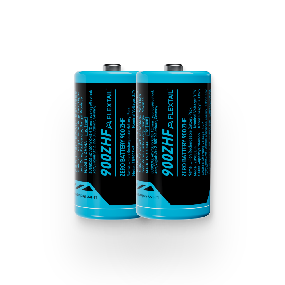 NULL BATTERIE – Hochleistungs-Lithium-Ionen-Akku RCR123A