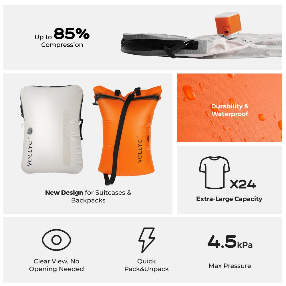 VOLLYC X FLEXTAIL EZY SET - Crush Space with 85% Compression