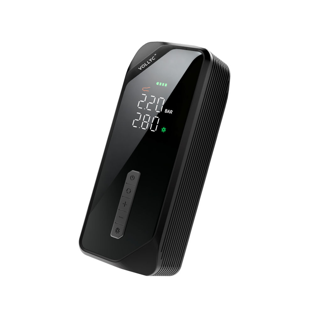 VOLLYC × FLEXTAIL EVO TIRE PUMP 150 - High-capacity 150 PSI multi-functional tire pump