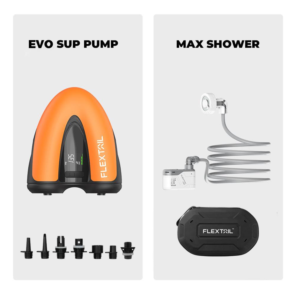 EVO SUP PUMP - 20PSI Cordless Rechargeable Air Pump for SUP & KITE