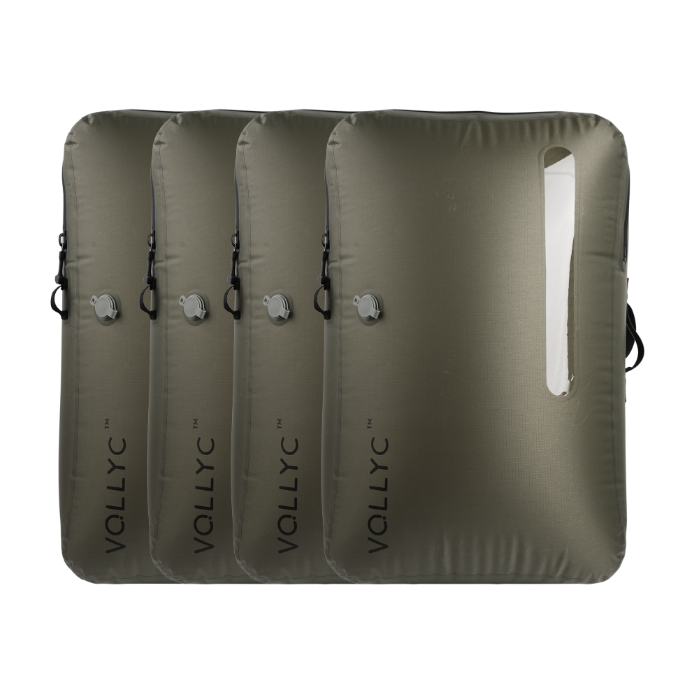 FLEXTAIL X VOLLYC EZY SET BUNDLE - 3 Size Travel Vacuum Pack For Luggage Space Saving