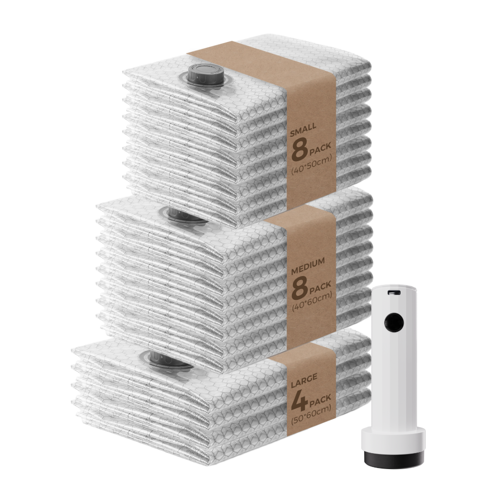 NANO BAG SET - 85% COMPRESSION IN JUST 8S