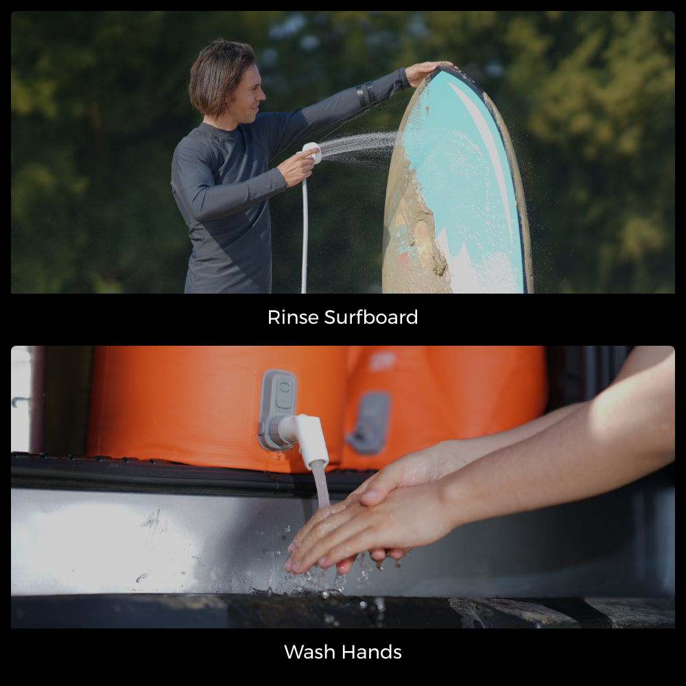 TINY SHOWER BUCKET & BAG - Your On the Go Shower Station