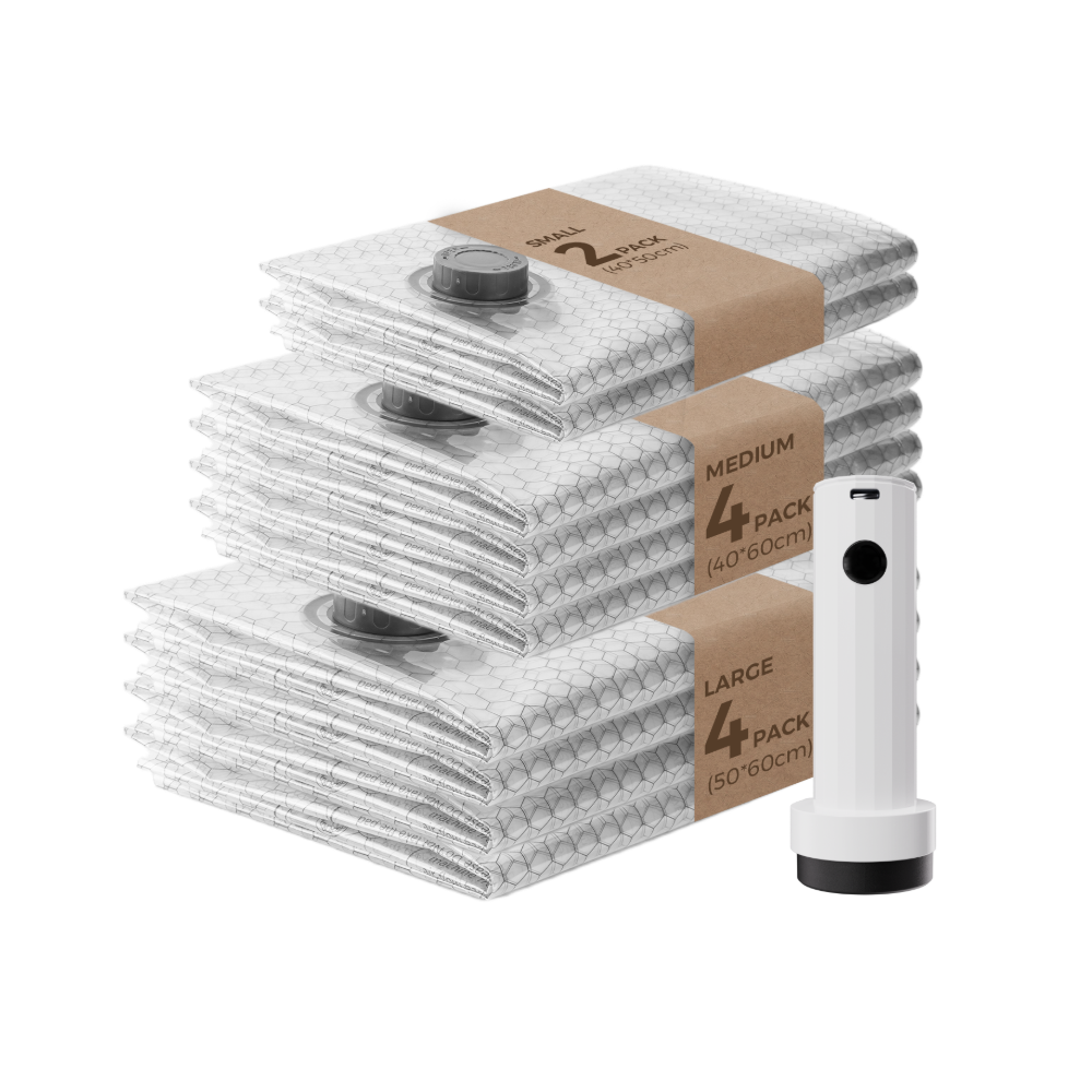 NANO BAG SET - 85% COMPRESSION IN JUST 8S