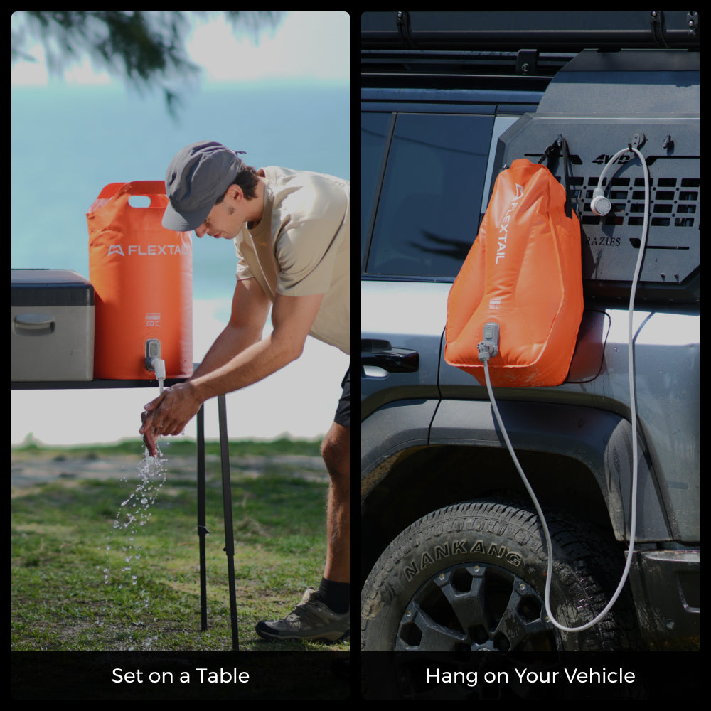 TINY SHOWER BUCKET & BAG - Your On the Go Shower Station
