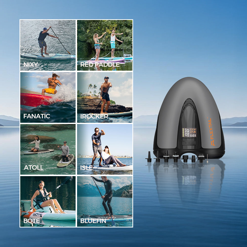 EVO SUP PUMP PRO -45PSI & 8000mAh Built-in Battery SUP & Tire Pump