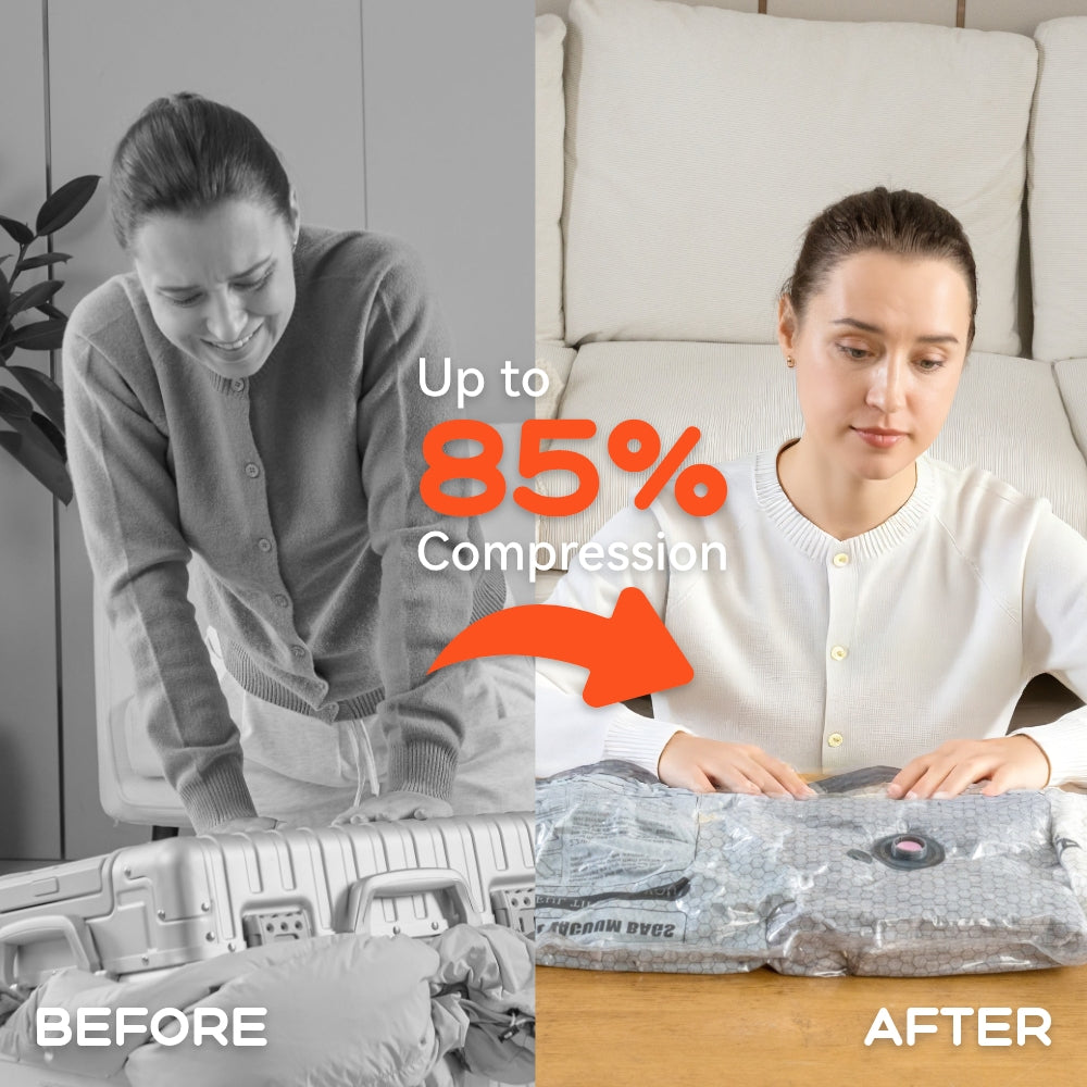 NANO BAG SET - 85% COMPRESSION IN JUST 8S