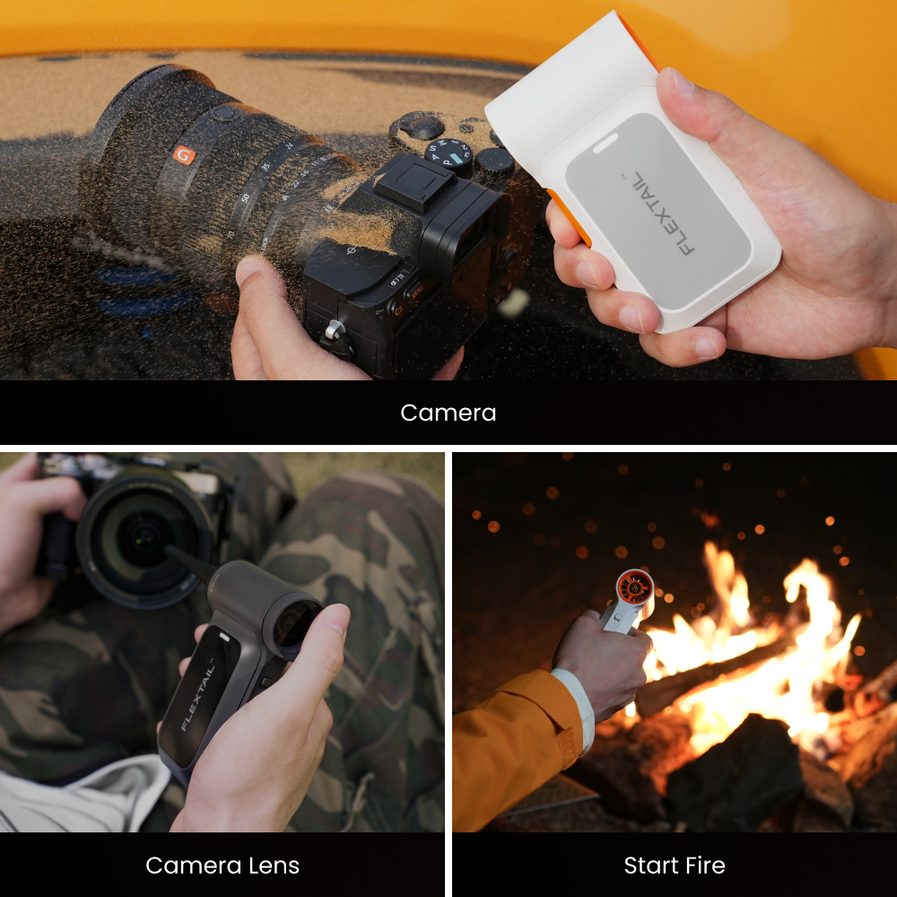 BLAST AIR - 212g Card-Size, Wireless-Charging Air Duster