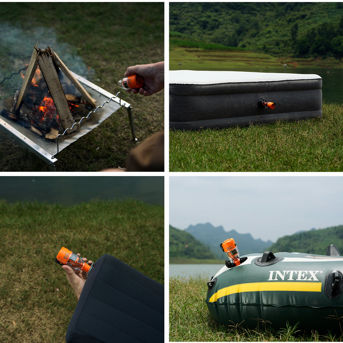 MAX PUMP 3 – wiederaufladbare Hochgeschwindigkeits-2-in-1-Luftpumpe