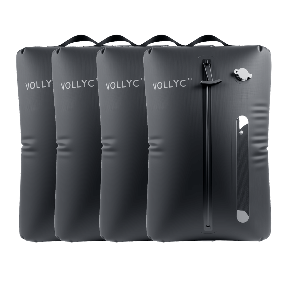 FLEXTAIL X VOLLYC EZY SET BUNDLE - 3 Size Waterproof Travel Vacuum Pack For Luggage Space Saving