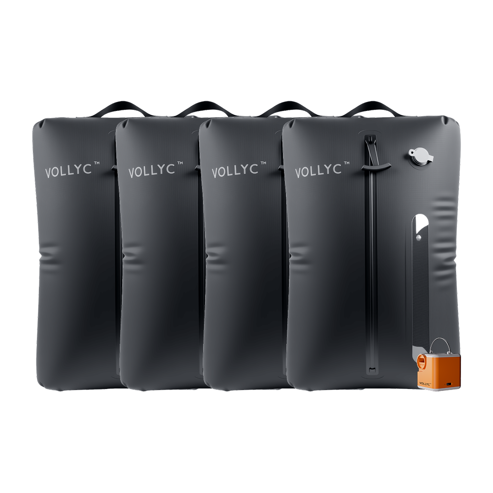 FLEXTAIL X VOLLYC EZY SET BUNDLE - 3 Size Waterproof Travel Vacuum Pack For Luggage Space Saving