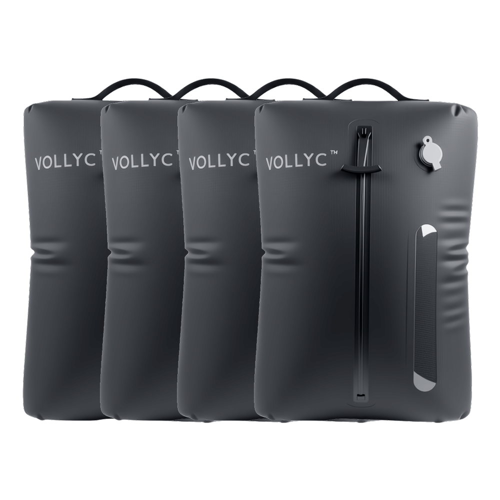 FLEXTAIL X VOLLYC EZY SET BUNDLE - 3 Size Waterproof Travel Vacuum Pack For Luggage Space Saving