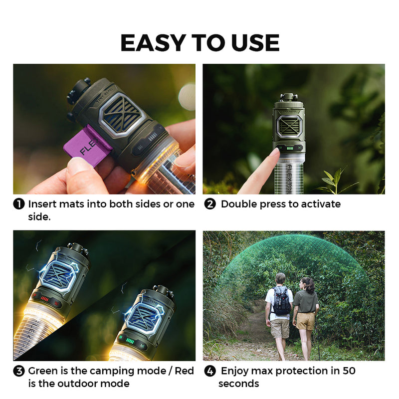 TINY REPELLER - 3-in-1 Mosquito Repellent with Camping Lantern
