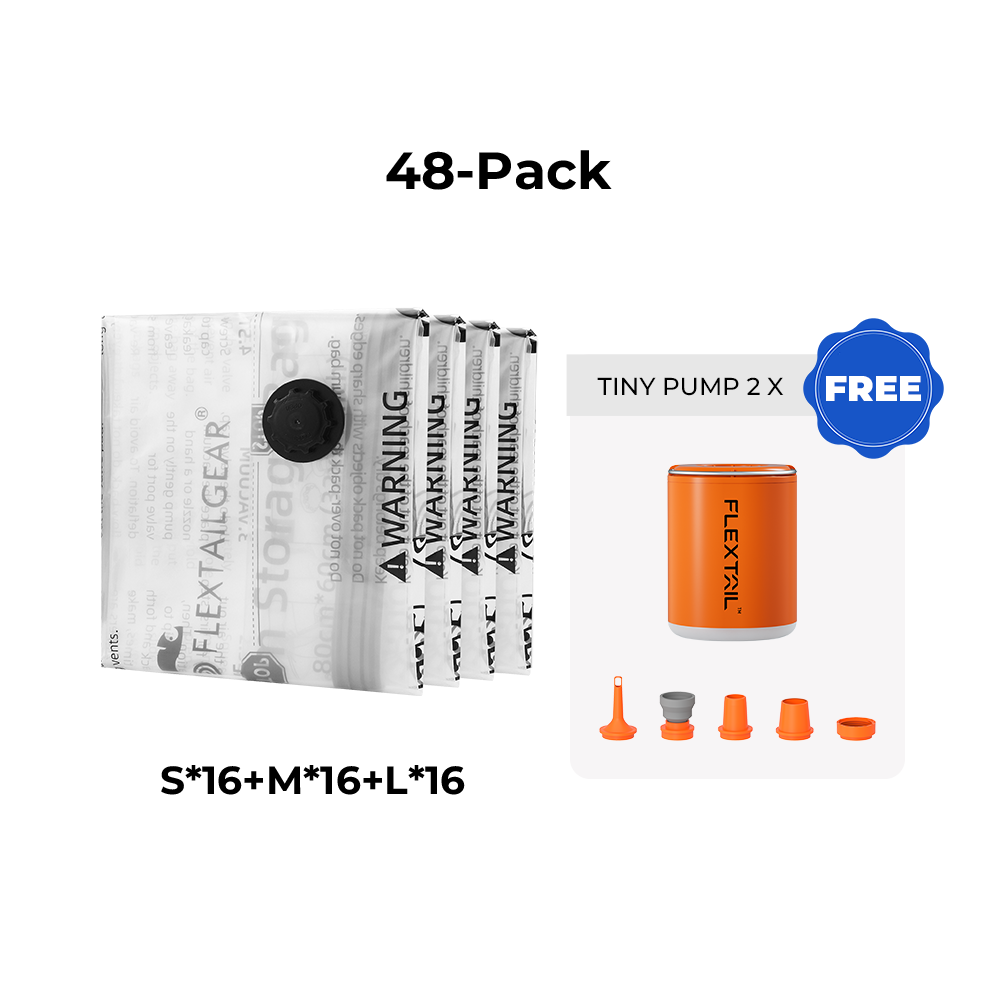 Vacuum Storage Bags With Pump (US Clearance)