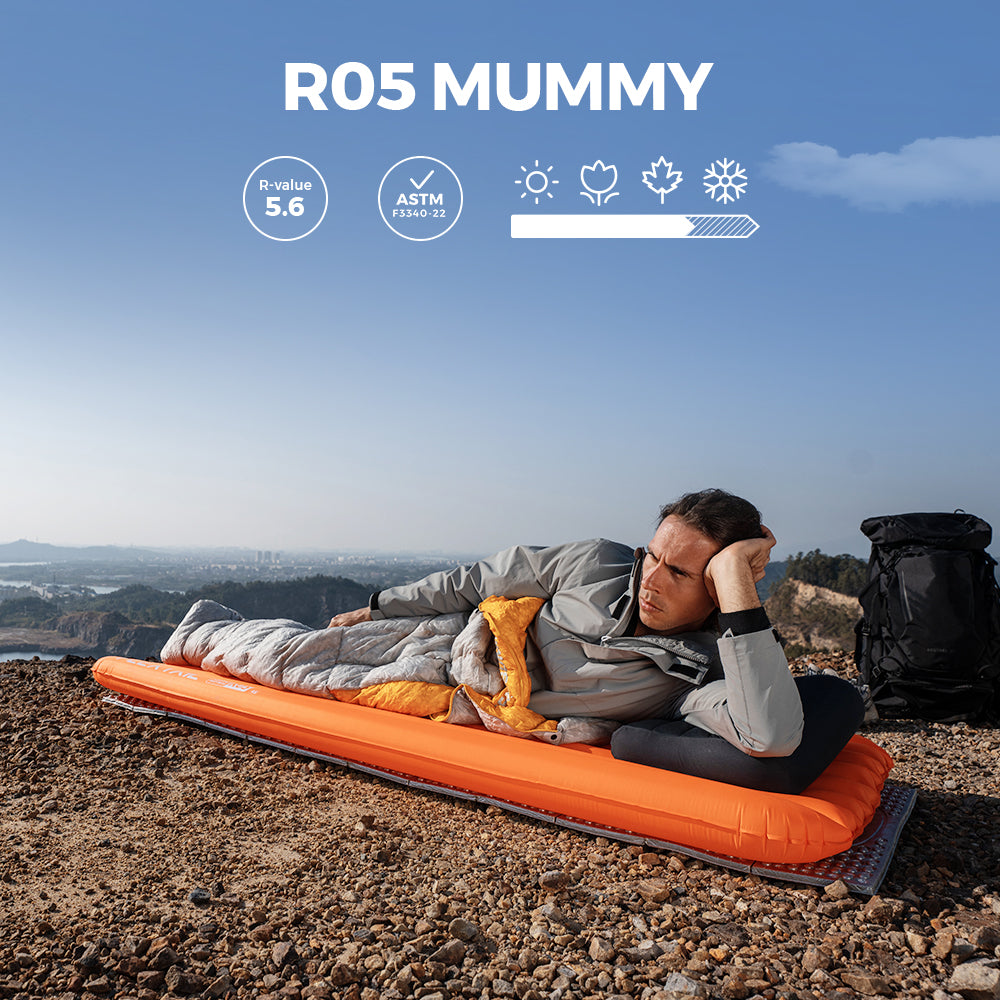 ZERO MATTRESS R05 MUMMY - 5.6 R-value Ultralight Air Sleeping Pad