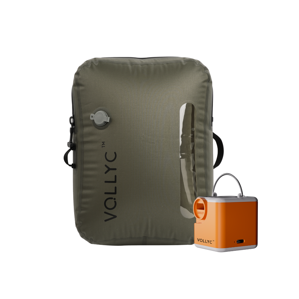 FLEXTAIL X VOLLYC EZY SET BUNDLE - 3 Size Travel Vacuum Pack For Luggage Space Saving