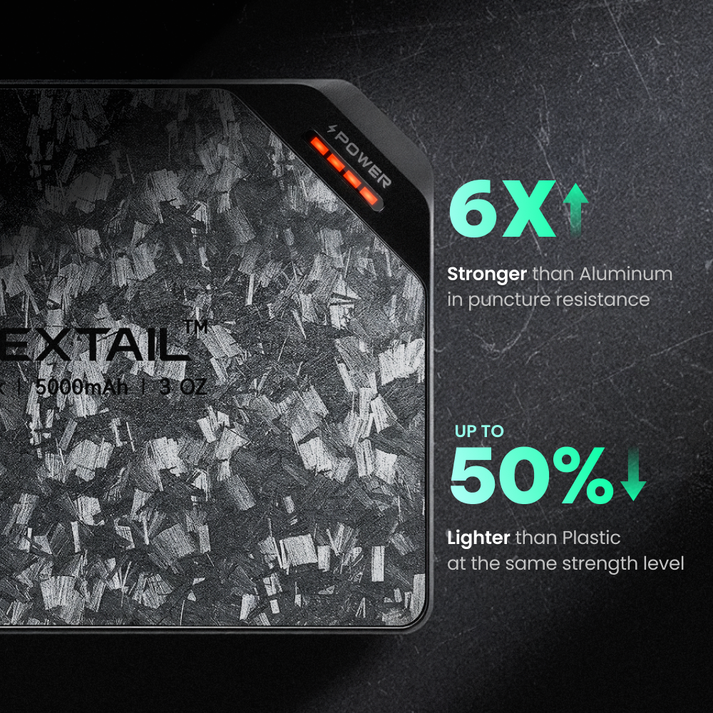 ZERO POWER 5,000C - The World's Lightest & Thinnest 5,000mAh Power Bank (85g)