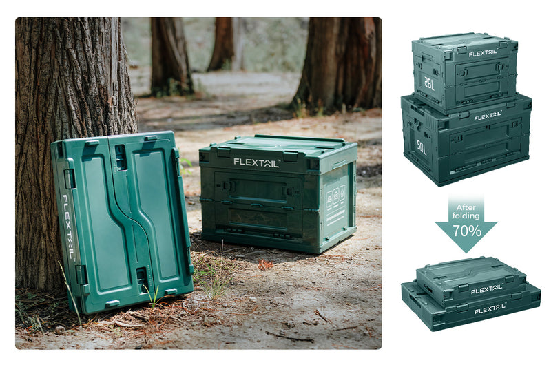 FLEXTAIL BOX-28L/50L PP Large Capacity Foldable Outdoor Storage Box