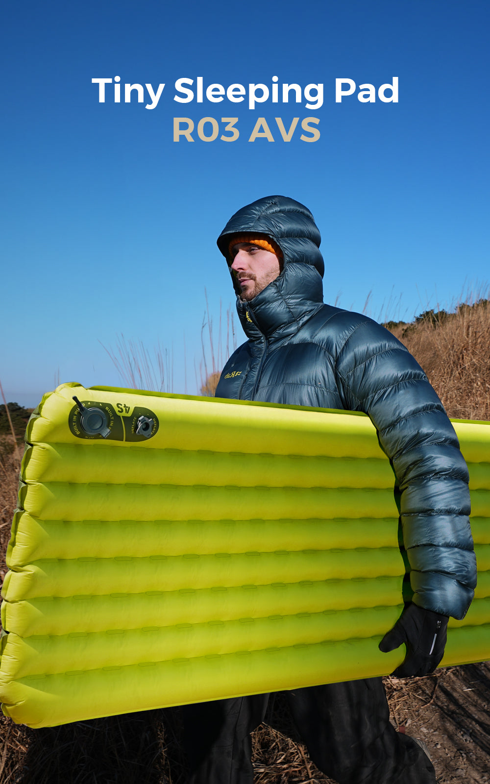 FLEXTAIL Tiny Sleeping Pad R03 AVS - 3.5 R-Value 3 Season Sleeping