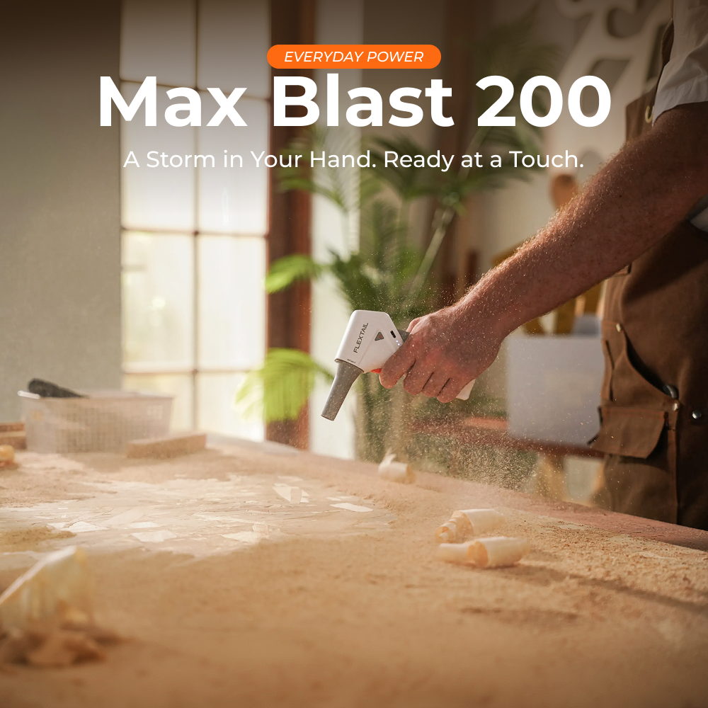 MAX BLAST 200- 180g Blowing Force, Stepless control Air Duster