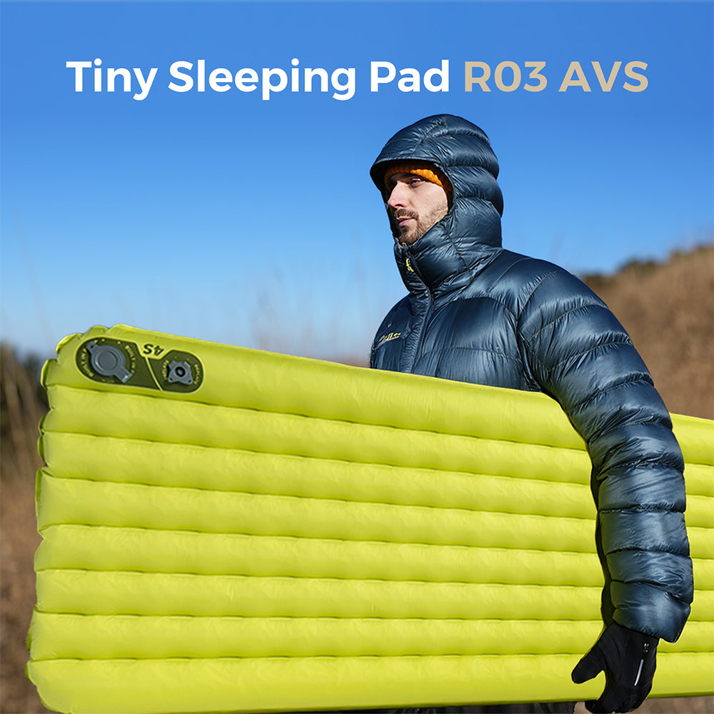 FLEXTAIL Tiny Sleeping Pad R03 AVS - 3.5 R-Value 3 Season Sleeping