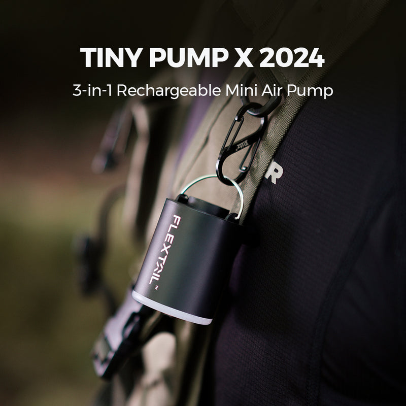TINY PUMP X – 3-in-1 wiederaufladbare Mini-Luftpumpe