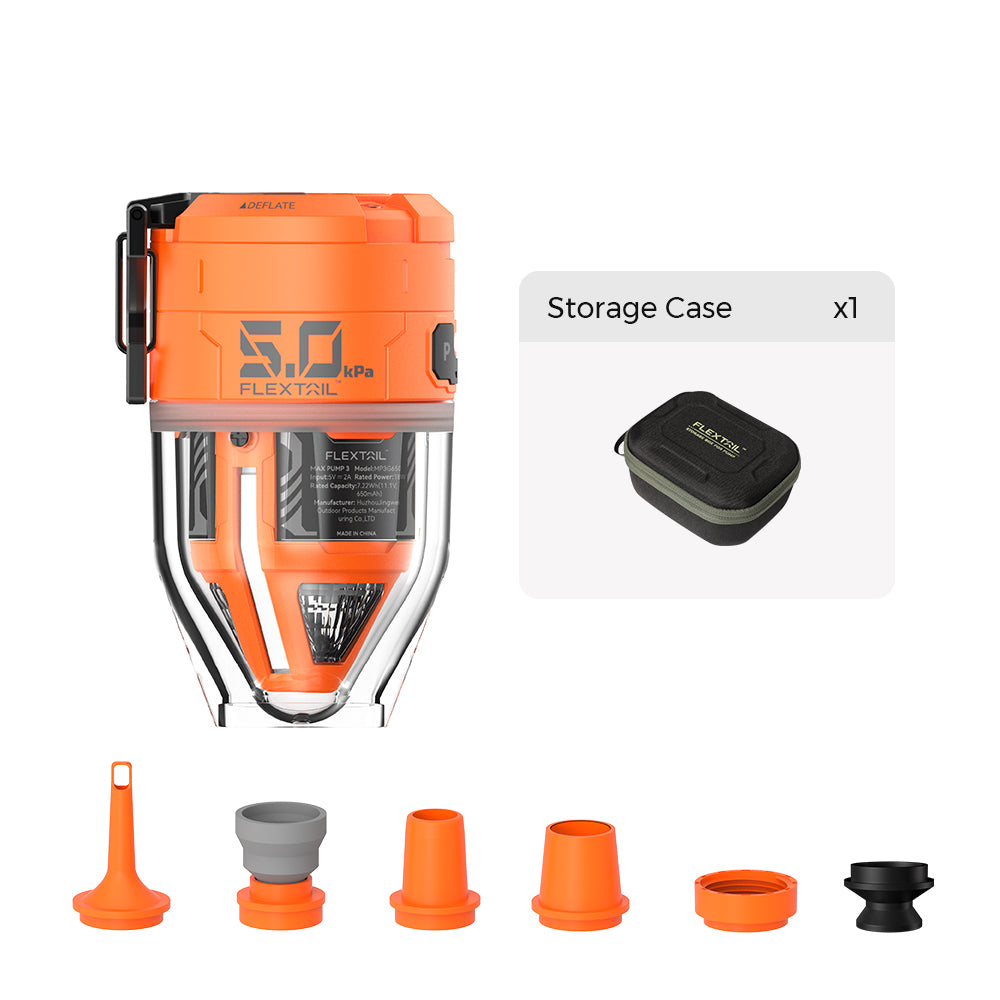 File Pump FLEXTAIL MAX PUMP 3 - Best Camping Pump Gear | Inflate Faster, Camp Smarter