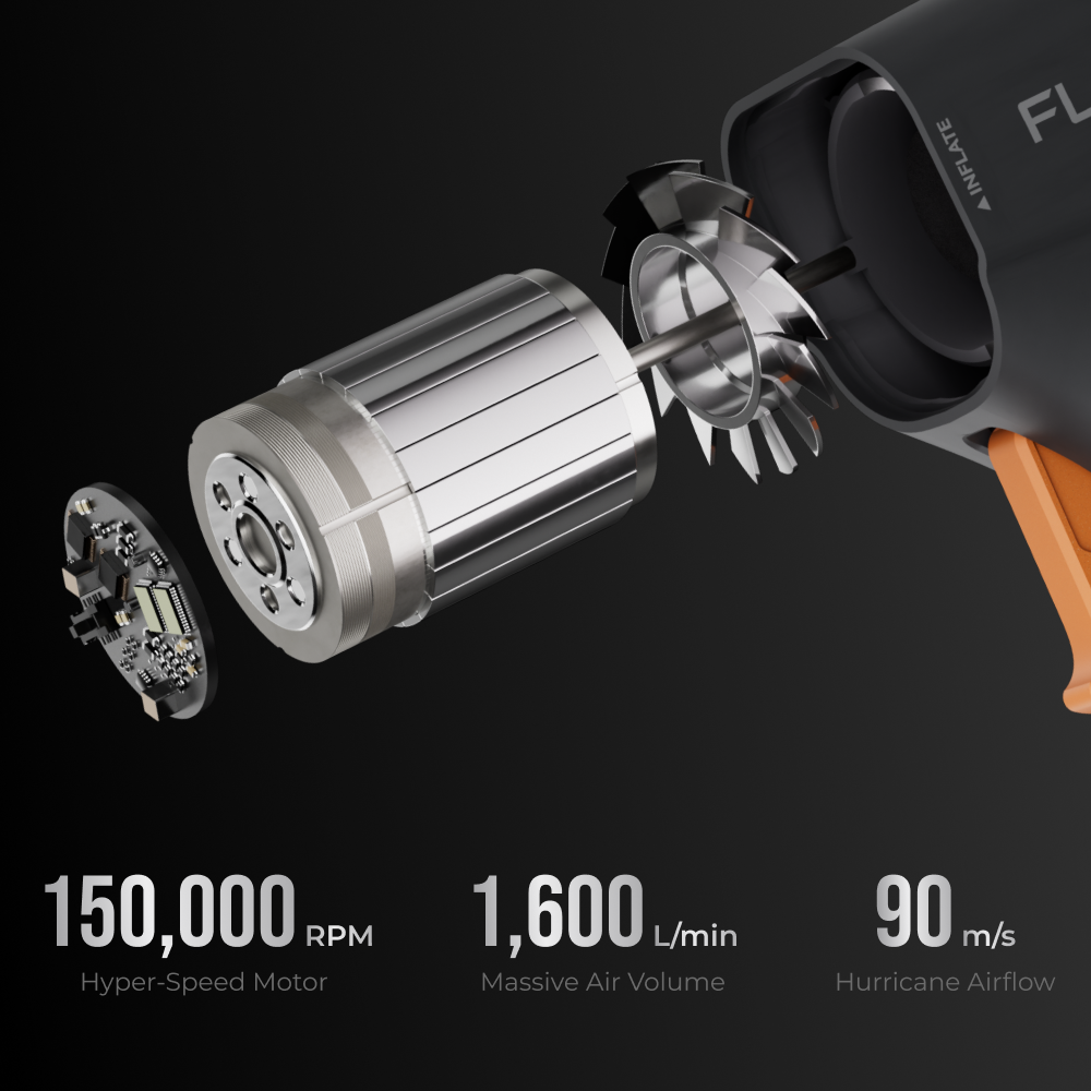 Max Blast 300- 300g Blowing Force, Fingertip Control  Air Duster