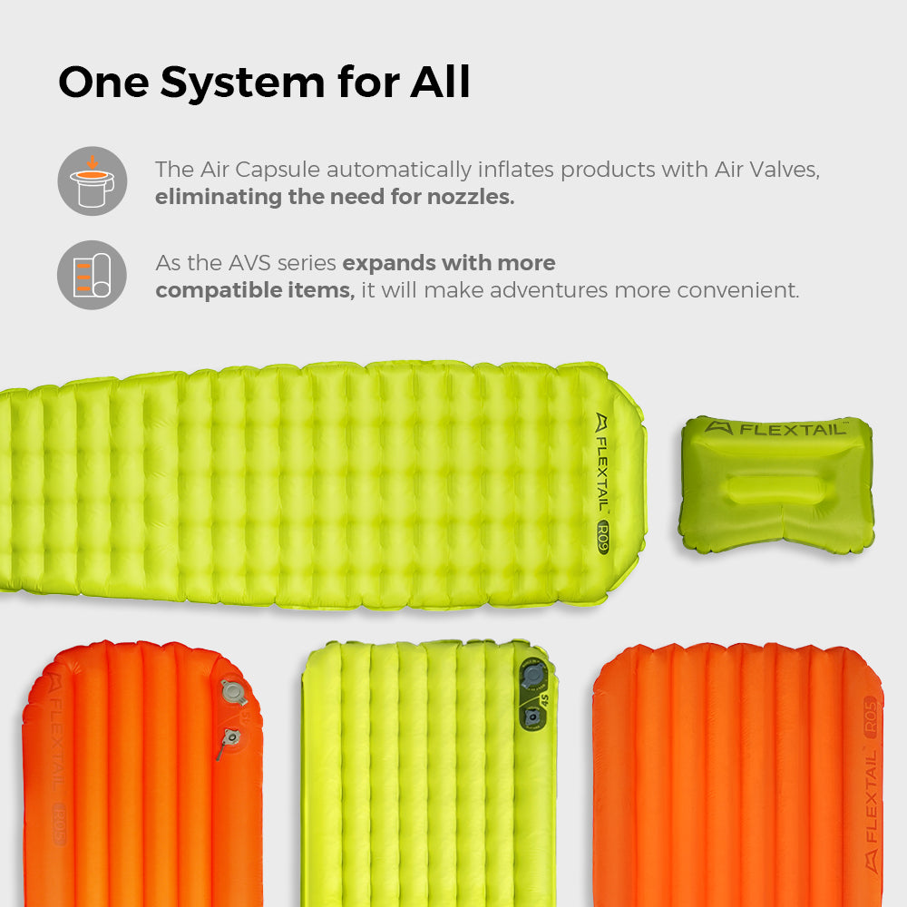 FLEXTAIL Tiny Sleeping Pad R09 AVS-World's Lightest Sleeping Pad