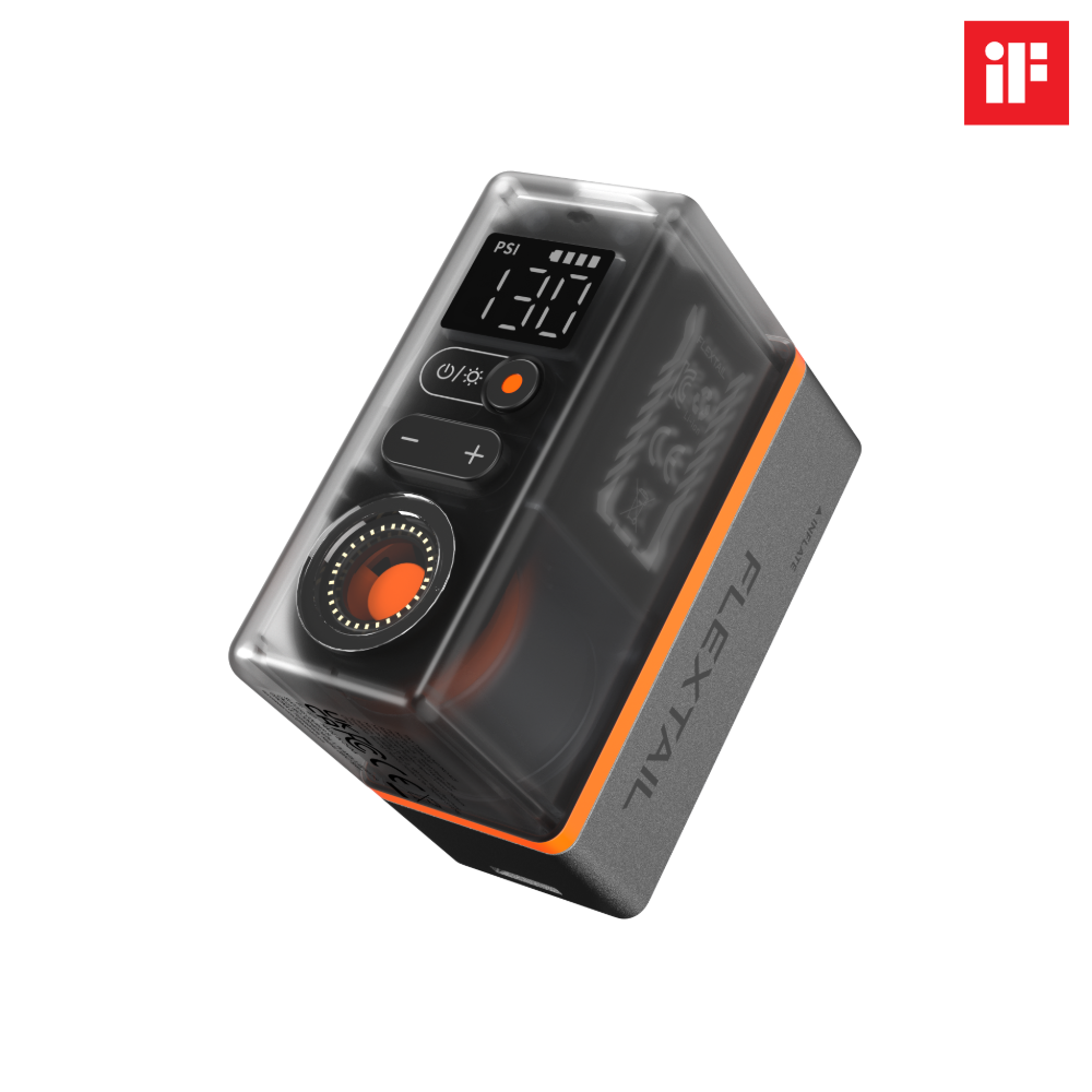 Bomba de bicicleta pequeña PRO-120 PSI Alta presión y pantalla LED Bomba de bicicleta eléctrica