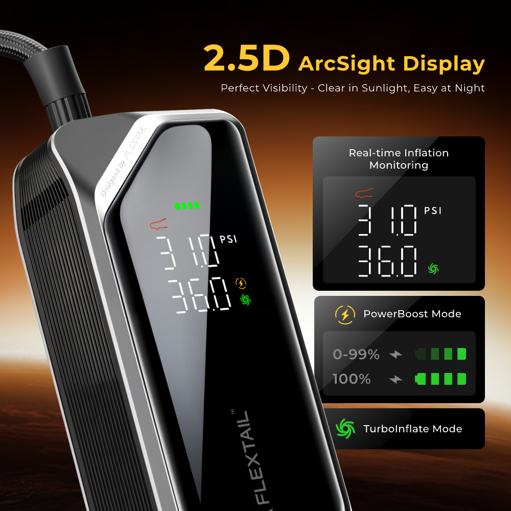 EVO TIRE PUMP 200 - 150 PSI Electric Portable Tire Inflator