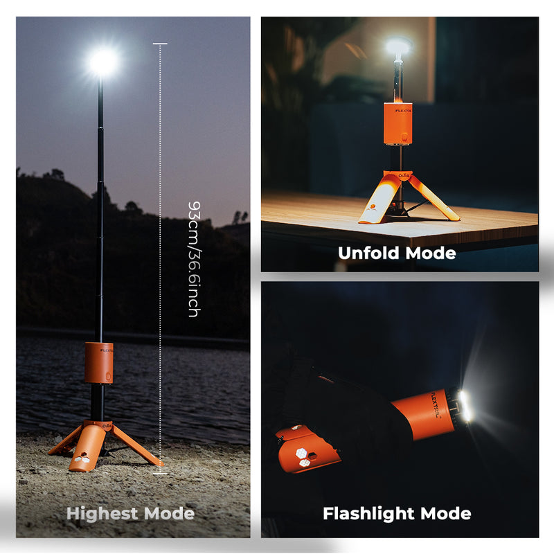 EVO LANTERN - FLEXTAIL x OuTask 2-in-1 Telescopic Lantern for Versatile Lighting