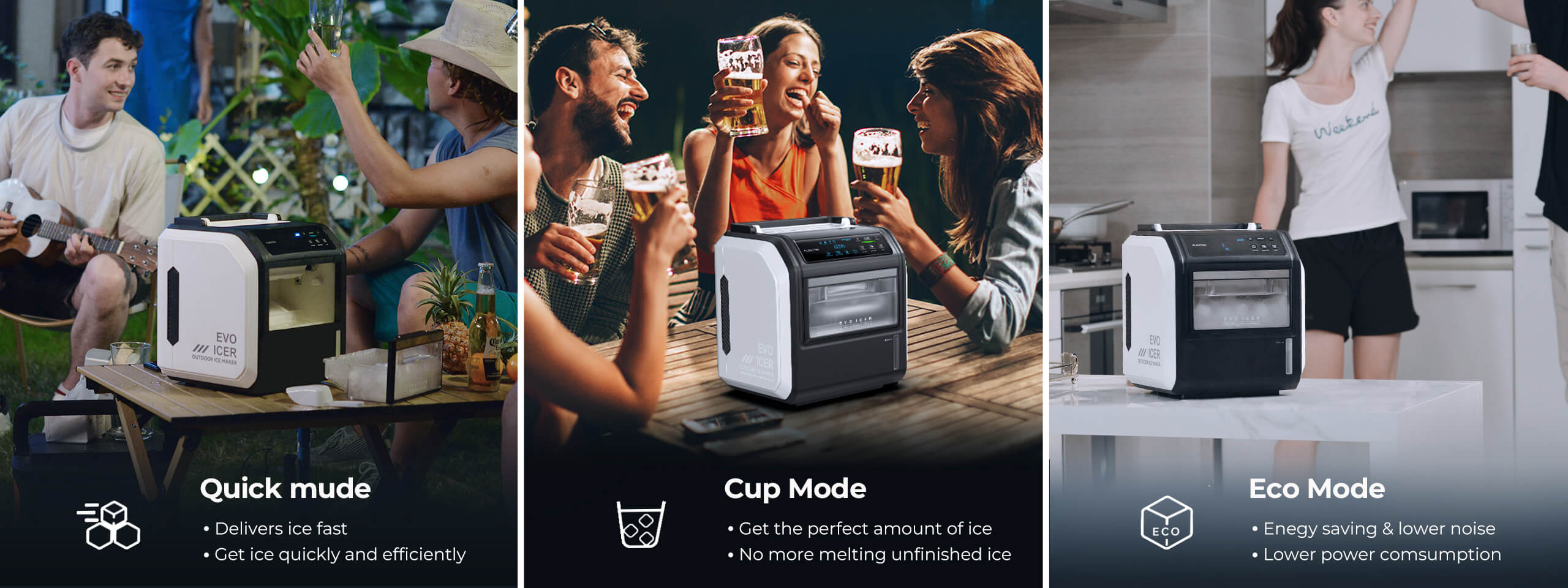 Battery-Powered Ice Maker for Outdoors 33
