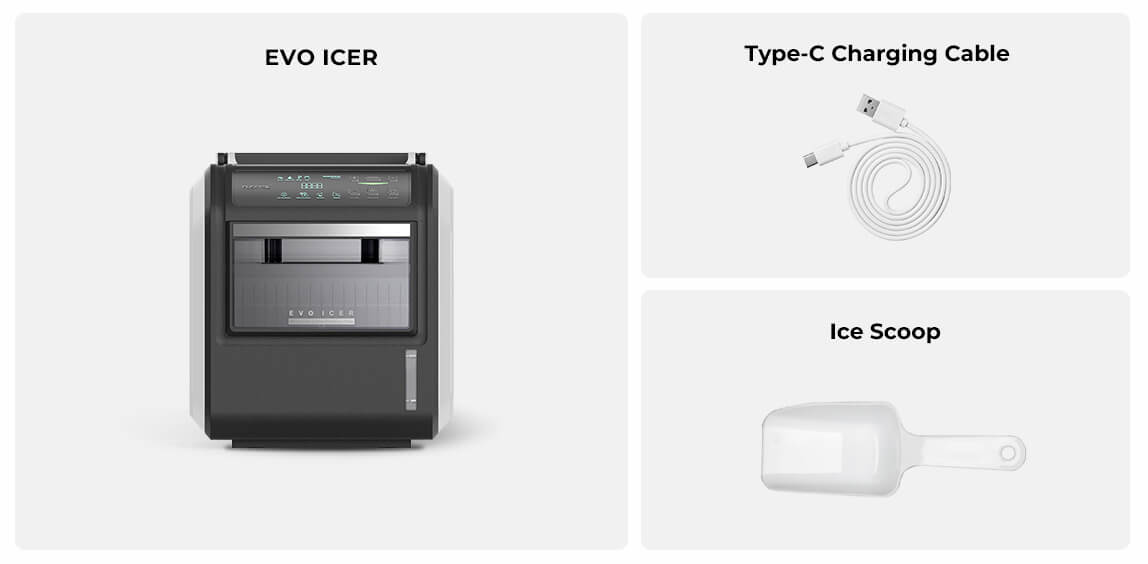Battery-Powered Ice Maker for Outdoors 50