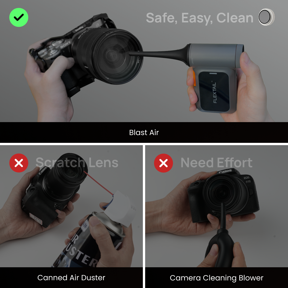 BLAST AIR - 212g Card-Size, Wireless-Charging  Air Duster