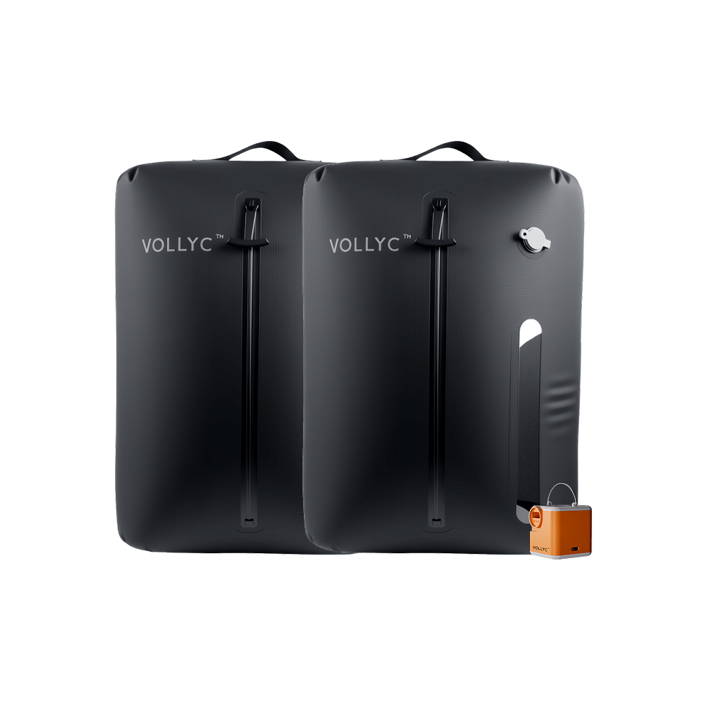 FLEXTAIL X VOLLYC EZY SET BUNDLE - 3 Size Waterproof Travel Vacuum Pack For Luggage Space Saving