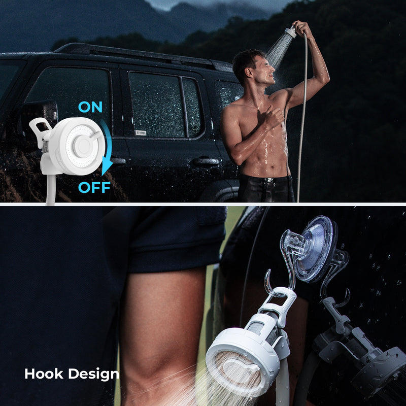 MAX SHOWER - Ultralight Rechargeable Instant Outdoor Shower