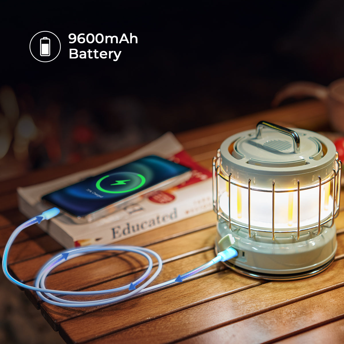FLEXTAIL MAX LANTERN jako power bank 9600 mAh do ładowania telefonu