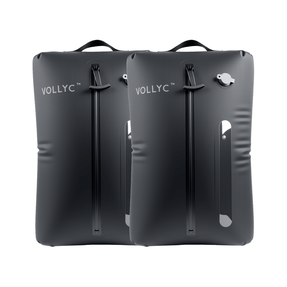 FLEXTAIL X VOLLYC EZY SET BUNDLE - 3 Size Waterproof Travel Vacuum Pack For Luggage Space Saving