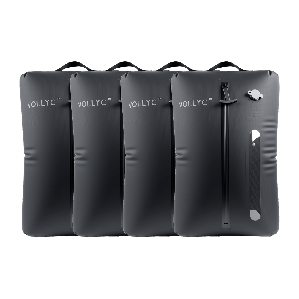FLEXTAIL X VOLLYC EZY SET BUNDLE - 3 Size Waterproof Travel Vacuum Pack For Luggage Space Saving