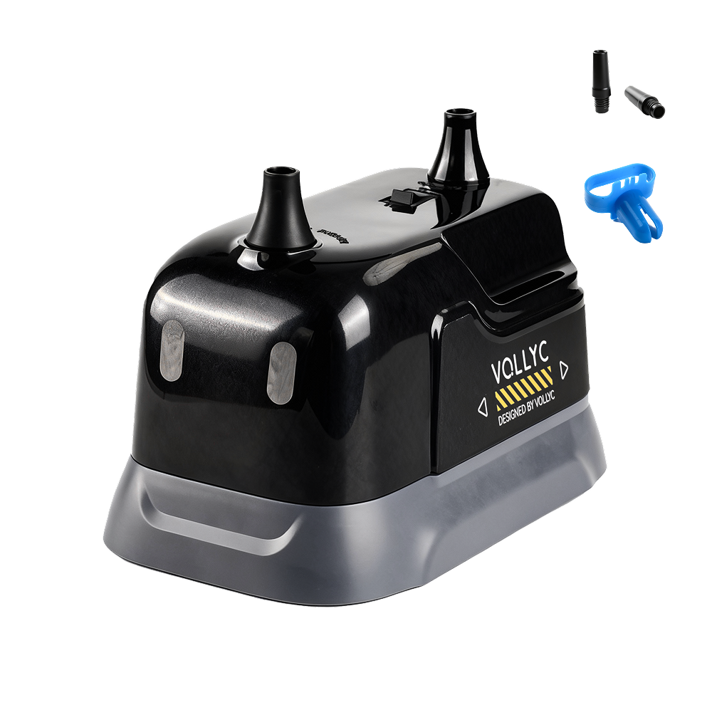 × VOLLYC EVO BALLOON PUMP Electric Balloon Pump Dual Nozzle & Tie Tool