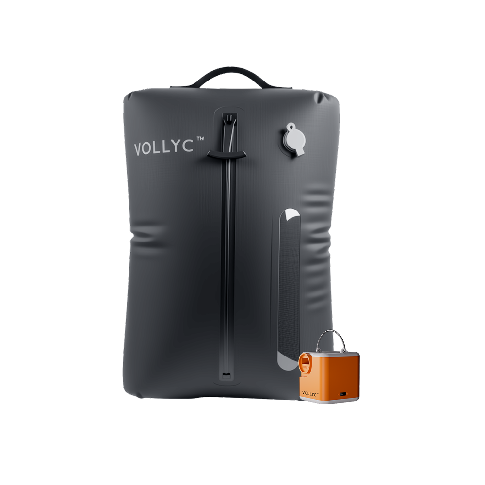 FLEXTAIL X VOLLYC EZY SET BUNDLE - 3 Size Waterproof Travel Vacuum Pack For Luggage Space Saving