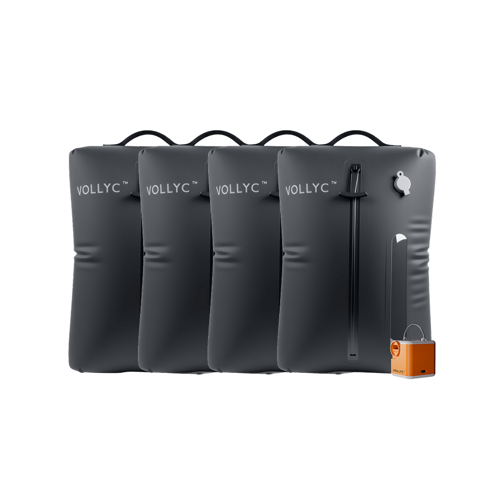 FLEXTAIL X VOLLYC EZY SET BUNDLE - 3 Size Waterproof Travel Vacuum Pack For Luggage Space Saving